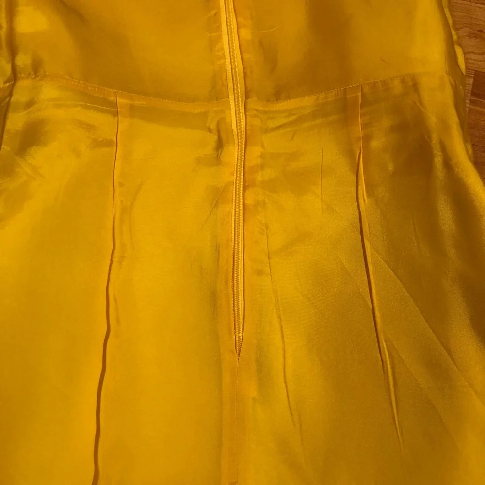 Tory Burch Yellow Sleeveless Sheath Dress